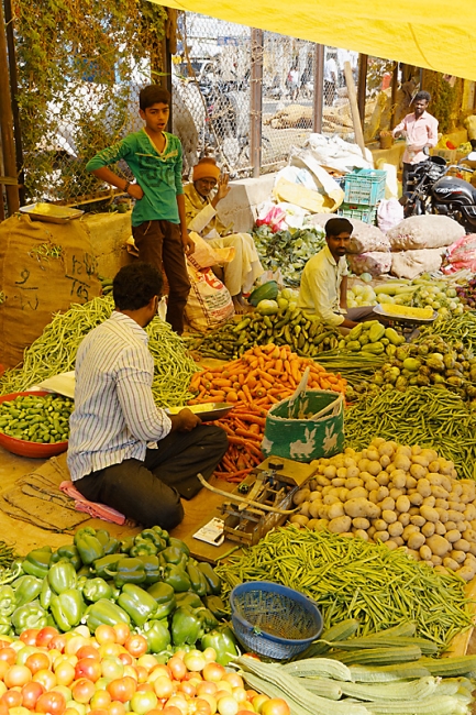 Karnataka-Marché en route-002